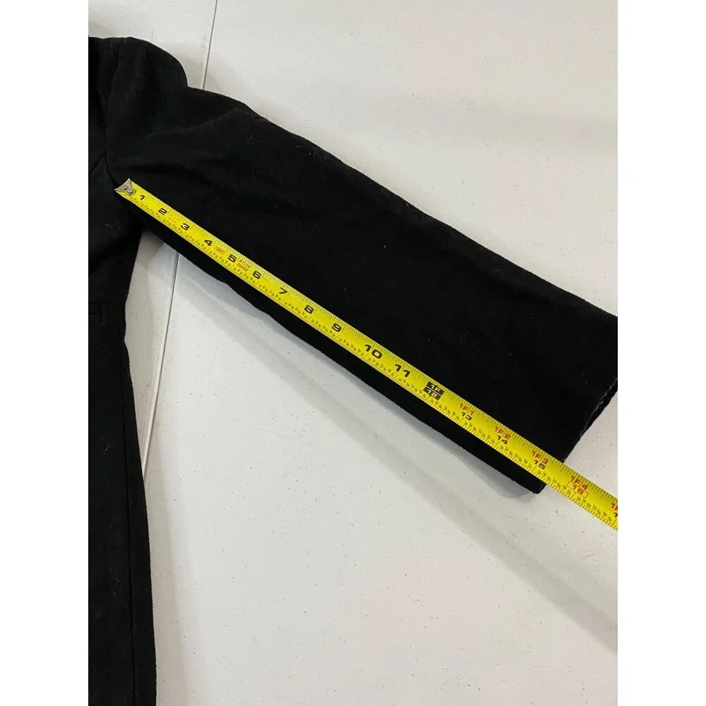 Gap Kids Size L (10-11) Black Girl’s Pea Coat - Picture 9 of 12